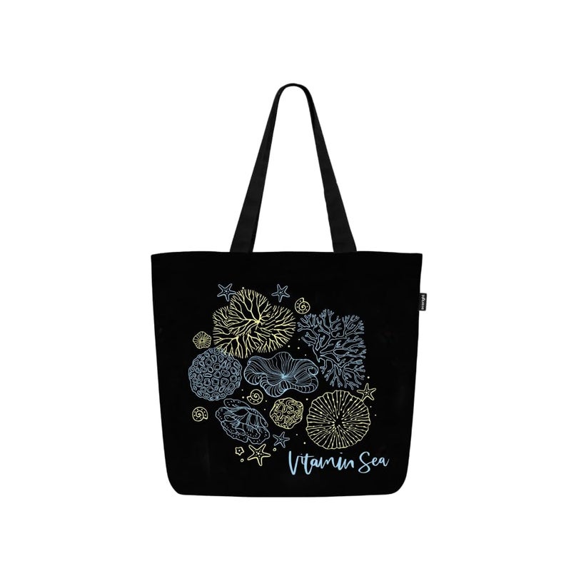 EcoRight Eco Right Aesthetic Canvas Tote Bag for Women Large Zipper Tote Bags with Pocket, Womens Tote Bag for Yoga, Work, Beach - Image 1